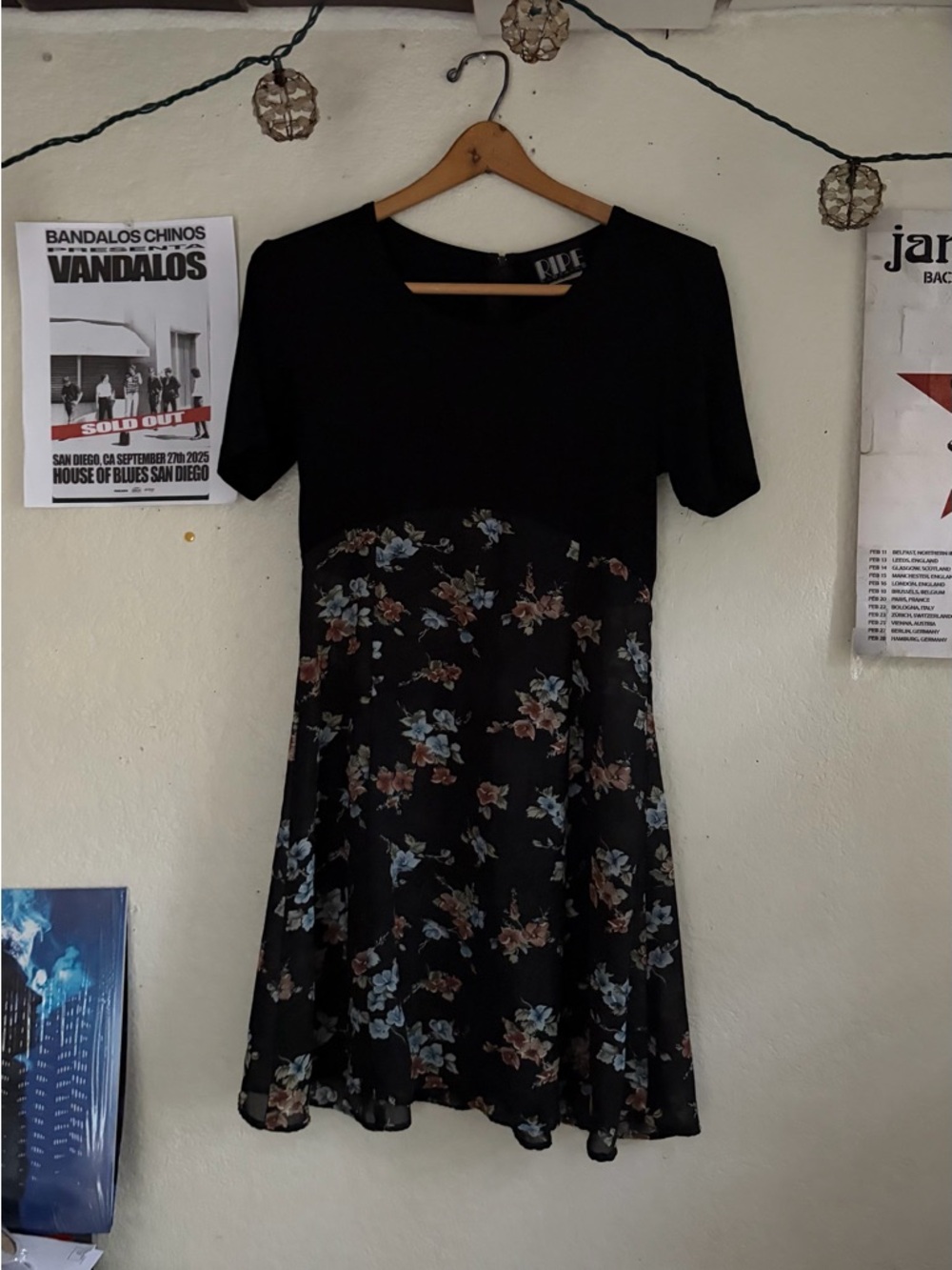 Vintage Floral mini dress